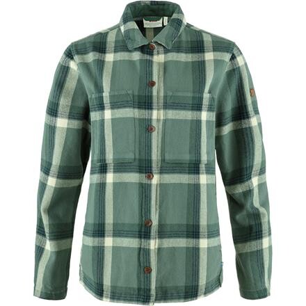 Fjällräven Singi Flannel Overshirt Dame - Grøn