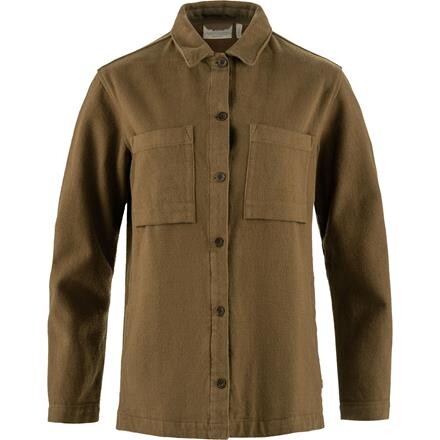 Fjällräven Singi Flannel Overshirt Dame - Brun