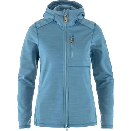 Fjällräven Keb Fleece Hoodie Dame - Blå