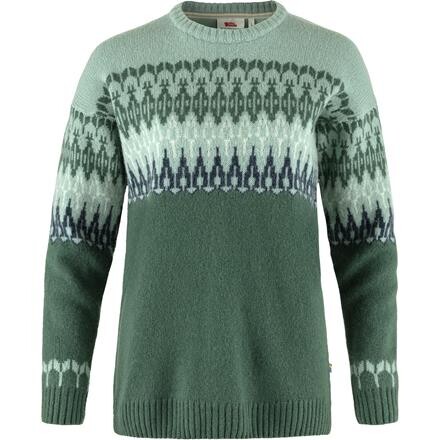 Fjällräven Övik Path Knit Uldtrøje Dame - Grøn