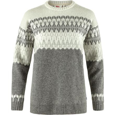 Fjällräven Övik Path Knit Uldtrøje Dame - Grå