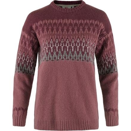 Fjällräven Övik Path Knit Uldtrøje Dame - Lilla
