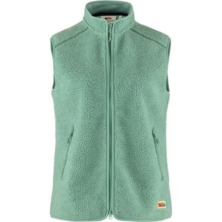 Fjällräven Vardag Pile Fleece Vest Dame - Grøn