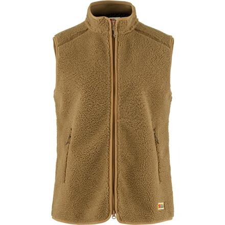 Fjällräven Vardag Pile Fleece Vest Dame - Brun