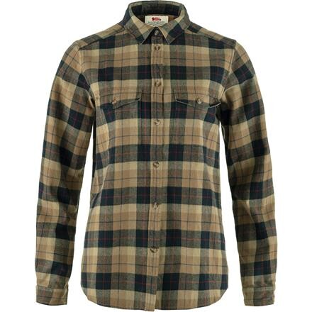 Fjällräven Värmland Flannel Skjorte Dame - Brun