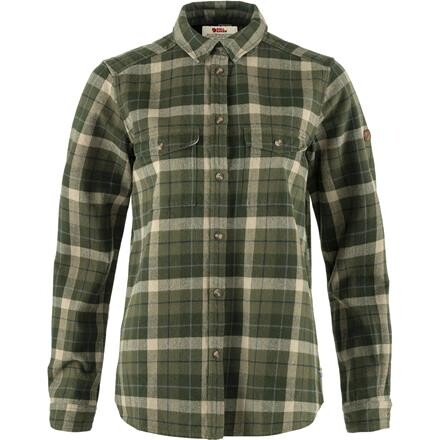 Fjällräven Värmland Flannel Skjorte Dame - Grøn