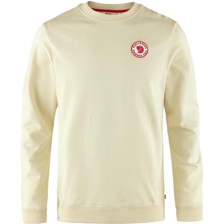 Fjällräven Mens 1960 Logo Badge Sweater (Hvid (CHALK WHITE/113) X-small)
