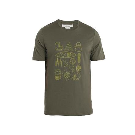 Icebreaker Tech Lite II Merinould T-shirt - Grøn