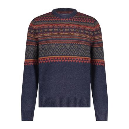 Royal Robbins Ponderosa Crew Merino Herre - Blå