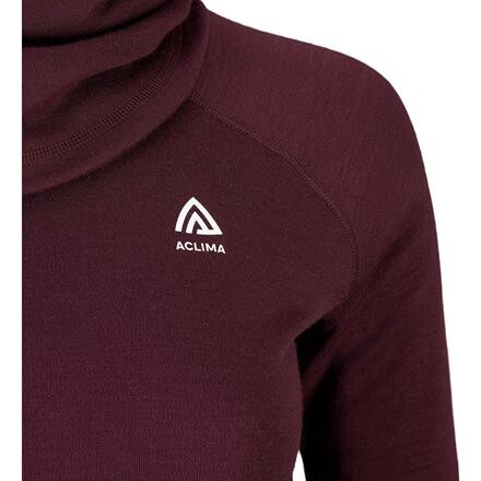 Aclima WarmWool Hoodsweater V2 Dame - Lilla
