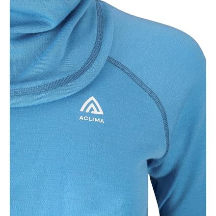 Aclima WarmWool Hoodsweater V2 Dame - Blå