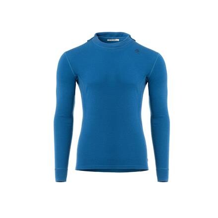 Aclima WarmWool Hoodsweater V2 Herre - Blå
