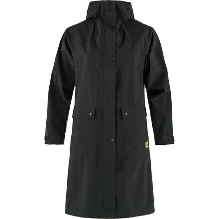 Fjällräven Vardag Rain Parka Dame - Sort