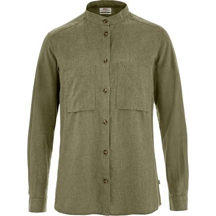 Fjällräven Övik Hemp Skjorte Dame - Grøn