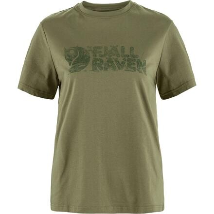 Fjällräven Lush Logo T-shirt Dame - Grøn