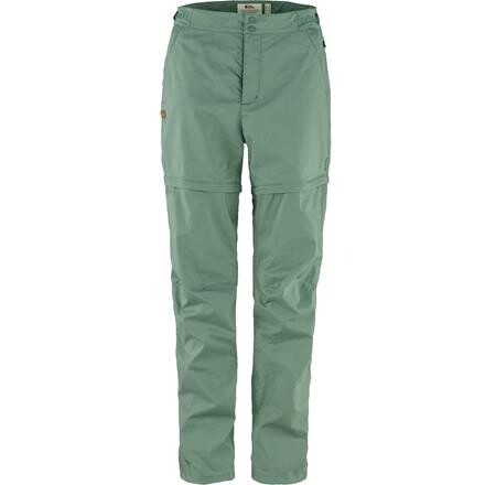 Fjällräven Womens Abisko Hike Zip-off Trousers (Grøn (PATINA GREEN/614) 34)