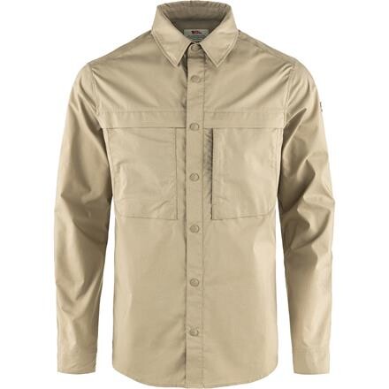 Fjällräven Abisko Trail Shirt L/S Herre - Hvid