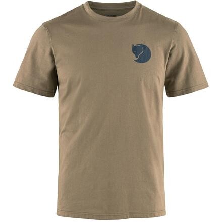 Fjällräven Mens Walk With Nature T-shirt (Brun (SUEDE BROWN/244) X-small)