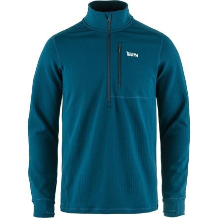 Tierra Nallo Half Zip Fleece Herre - Blå