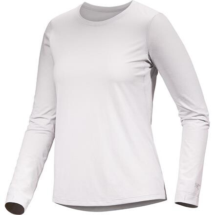 Arcteryx Womens Taema Crew L/S (Hvid (ATMOS HEATHER) X-small)