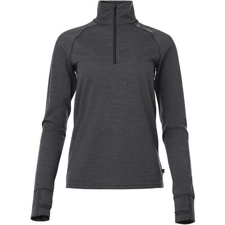 Aclima LightWool 180 Polo Zip Dame - Grå