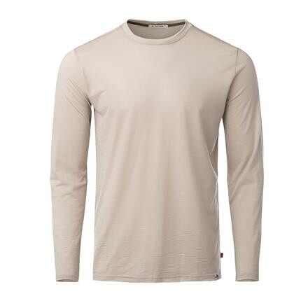 Aclima LightWool 180 Crewneck Herre - Beige