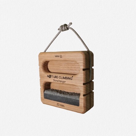 Nature Climbing Stone Hanger Hangboard - Grå
