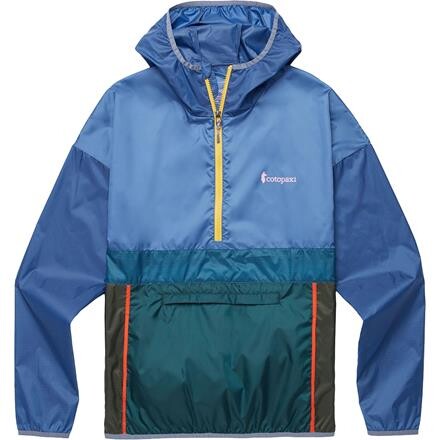 Cotopaxi Mens Teca Half-zip Windbreaker (Blå (THUMBS UP) Small)