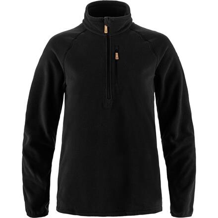 Fjällräven Övik Lite Fleece Half Zip Dame - Sort