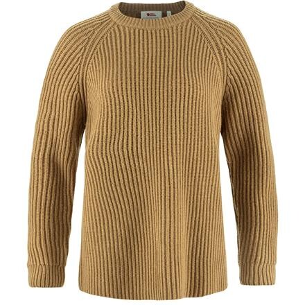 Fjällräven Övik Rib Sweater Dame - Brun