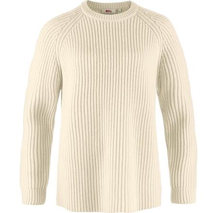 Fjällräven Övik Rib Sweater Dame - Hvid