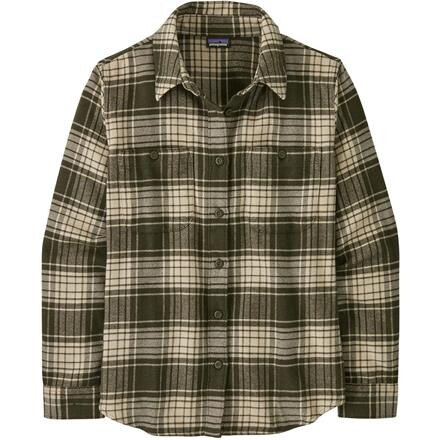 Patagonia Fjord Flannel Shirt Dame - Grøn