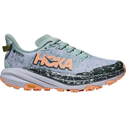 Hoka Speedgoat 6 GTX Trailsko Dame - Grå