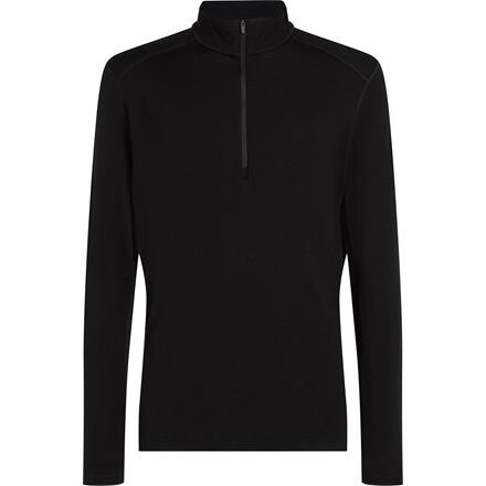 Icebreaker 260 Tech Half Zip Merino Herre - Sort