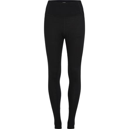 Icebreaker 260 Tech Merino Leggings Dame - Sort