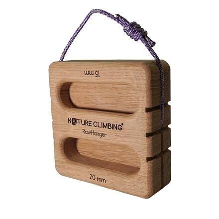 Nature Climbing Raw Hanger Hangboard - Egetræ