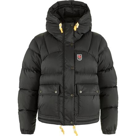 Fjällräven Expedition Down Cropped Dunjakke Dame - Sort