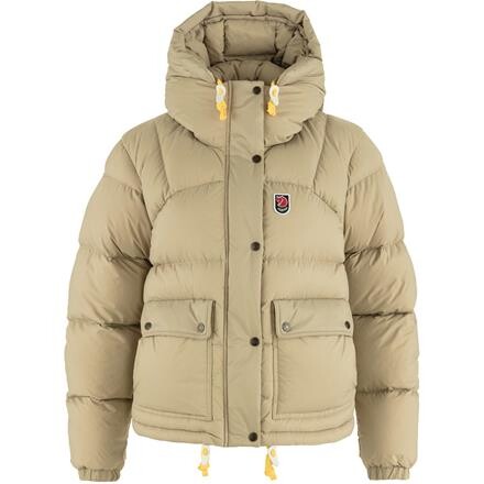 Fjällräven Expedition Down Cropped Dunjakke Dame - Hvid