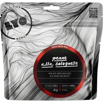 LYOFOOD Penne Alla Bolognese 500g Frysetørret Turmad