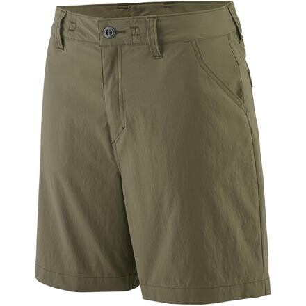 Patagonia Quandary Shorts Dame 7" - Grøn