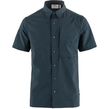 Fjällräven Mens High Coast Pack Shirt S/S – Blå