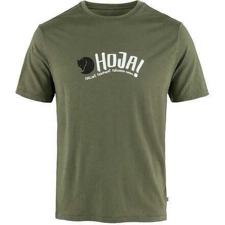 Fjällräven Mens Hoja Wool T-shirt – Grøn