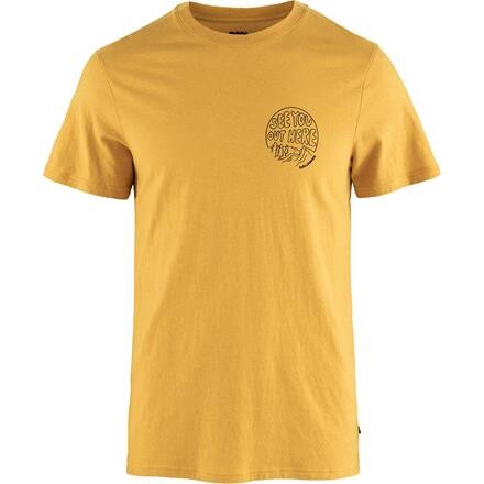 Fjällräven Mens Hemp Blend Out Here T-shirt – Gul