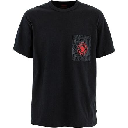 Fjällräven Mens Logo Pocket T-shirt – Sort