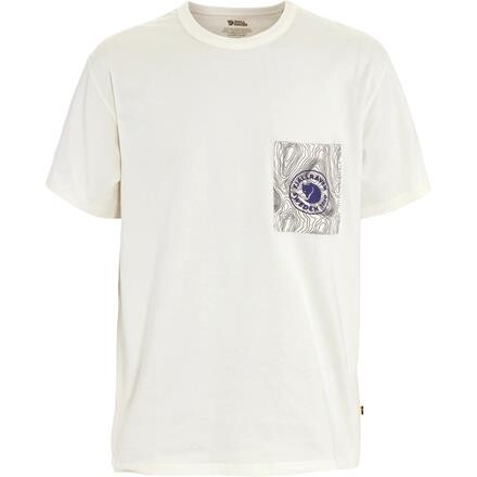Fjällräven Mens Logo Pocket T-shirt – Hvid
