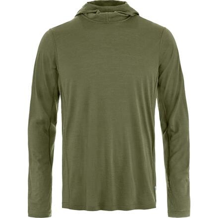 Fjällräven Abisko Wool Sun-hoodie Herre - Grøn