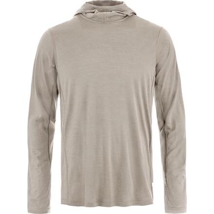 Fjällräven Mens Abisko Wool Sun-hoodie – Brun