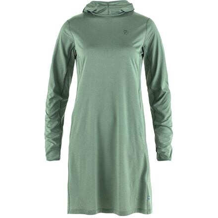 Fjällräven Womens Abisko Sun-hoodie Dress – Grøn