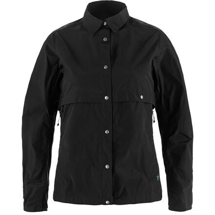 Fjällräven Womens Hoja Rider's Wind Jacket – Sort