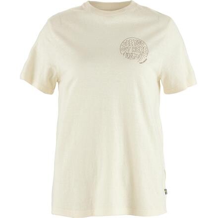 Fjällräven Womens Hemp Blend Out Here T-shirt – Hvid